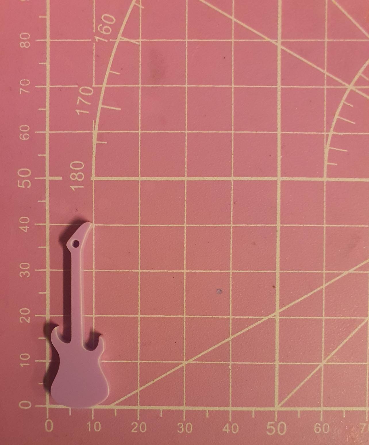 1.5 inch Guitars Silicone Mould