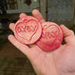 2 inch XOXO Heart Earrings Silicone Moulds