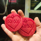 2 inch XOXO Heart Earrings Silicone Moulds