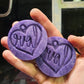 2 inch Love Heart Earrings Silicone Moulds