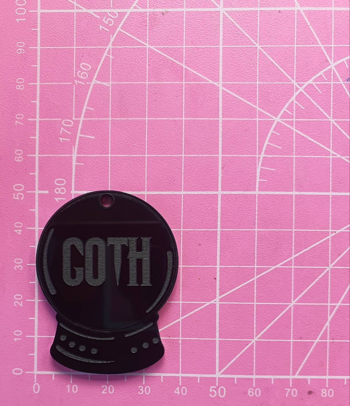 Goth Crystal Ball Silicone Mould