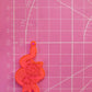 2 inch Floral Snake Earrings Silicone Mould