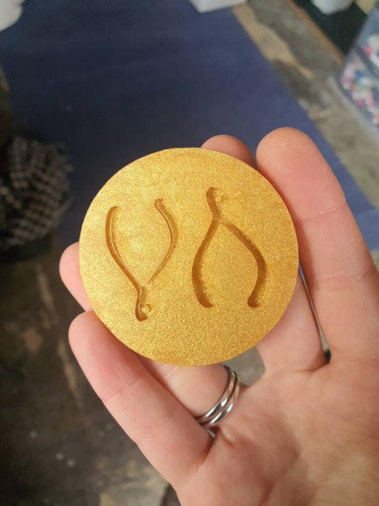 1.3 inch Wishbones Silicone Mould