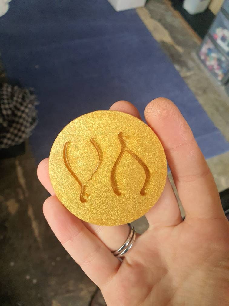 1.3 inch Wishbones Silicone Mould