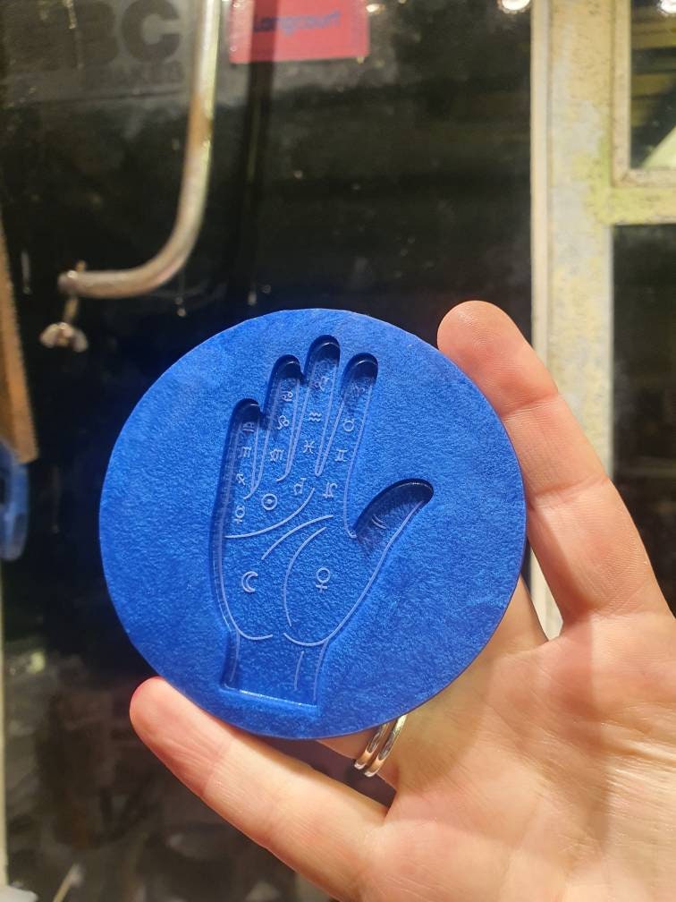 3 inch Palmistry Hand Silicone Mould