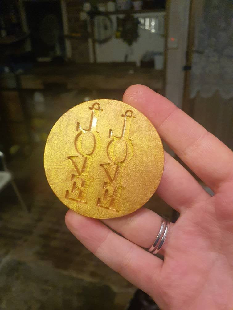 Love Earrings Silicone Mould