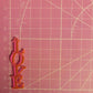 Love Earrings Silicone Mould
