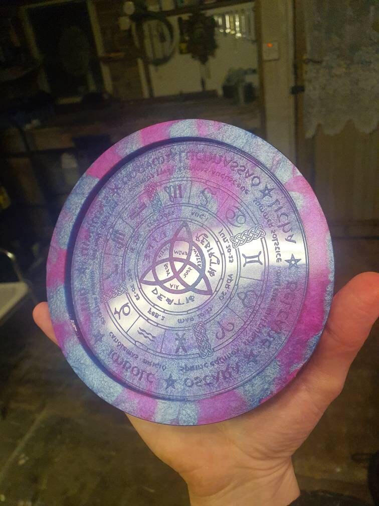 5 inch Pagan Wheel Of The Year Silicone Mould