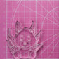2.5 inch High Stoned Teddy Bear Silicone Mould
