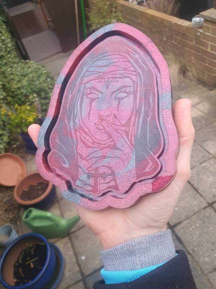 6 inch Bad Nun Tray Silicone Mould