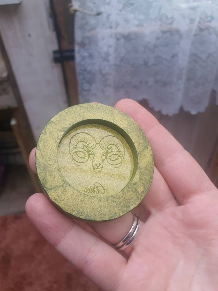 1.5 inch Aries Zodiac Star Sign Silicone Mould