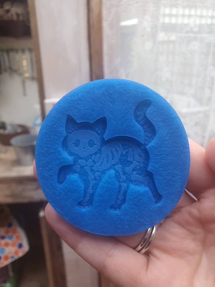 Skeleton Cat Silicone Mould