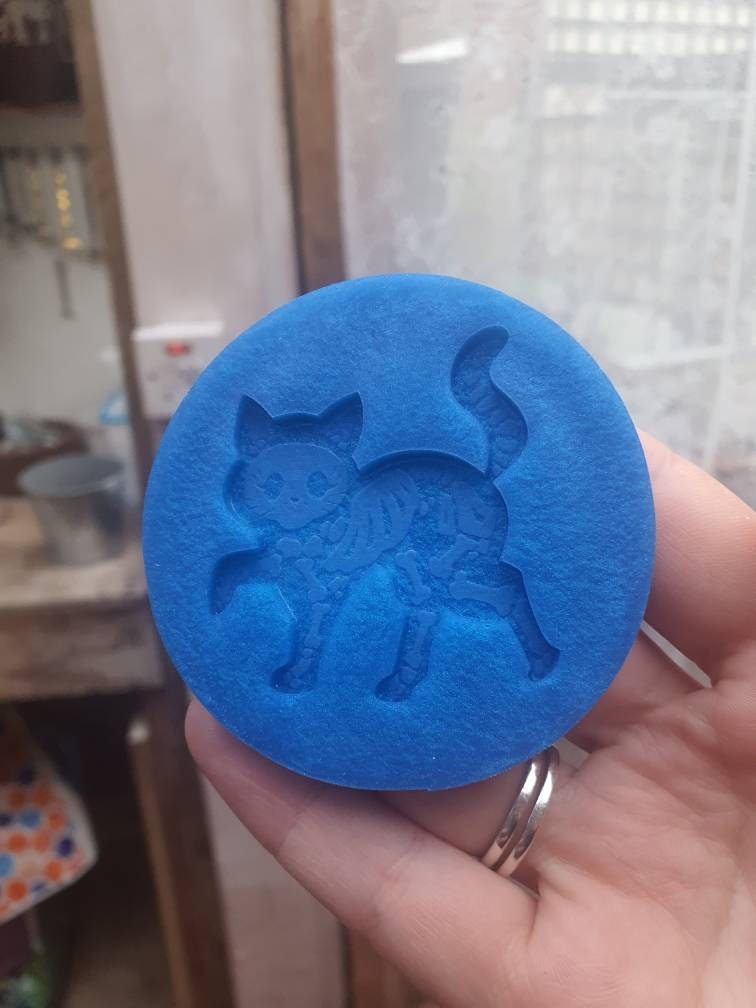 Skeleton Cat Silicone Mould