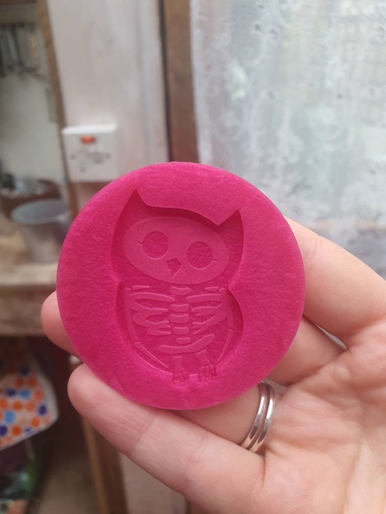 Skeleton Owl Silicone Mould