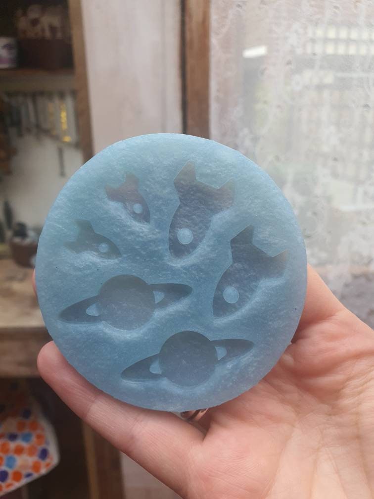 Planets & Rockets Silicone Mould