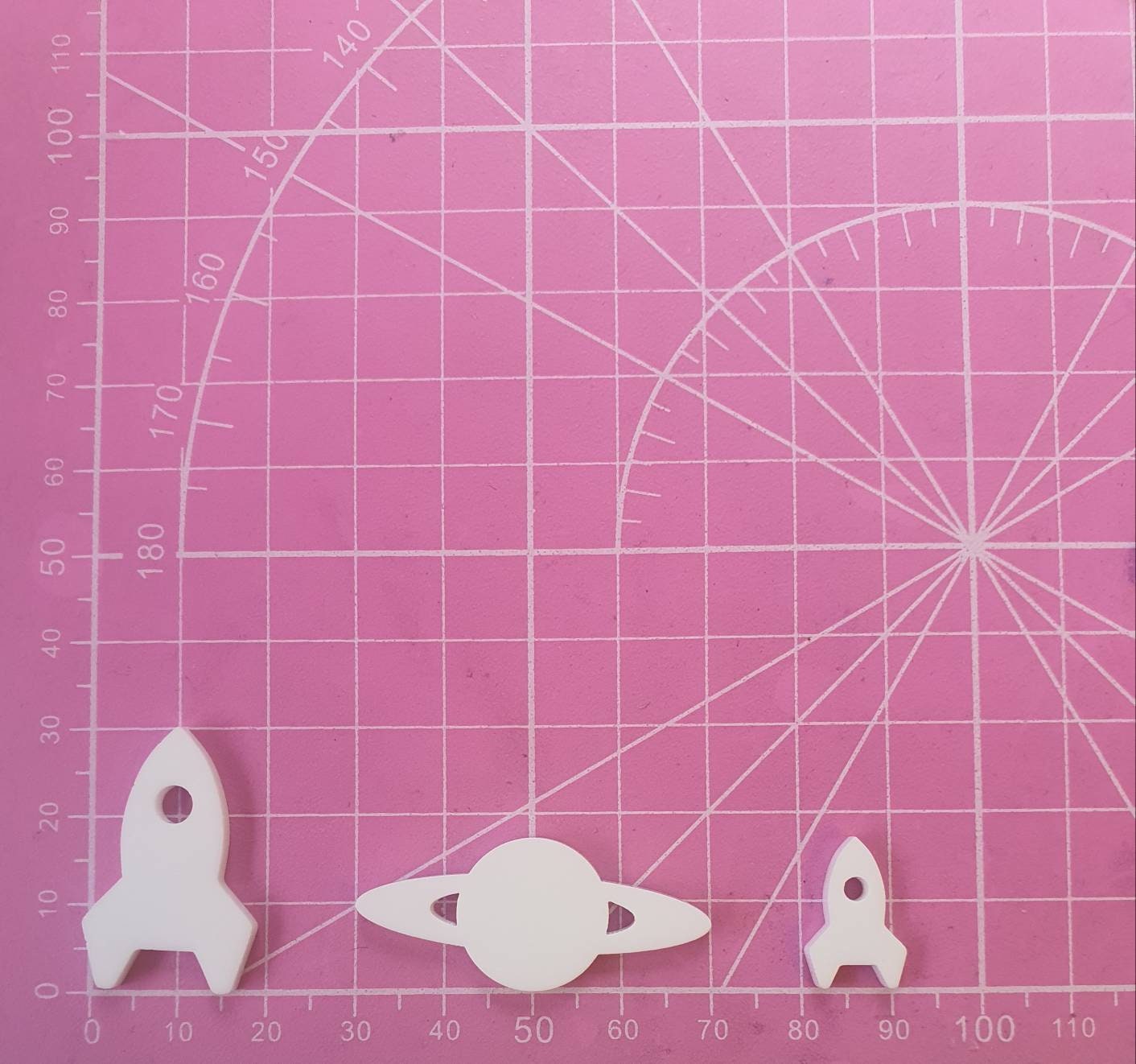 Planets & Rockets Silicone Mould