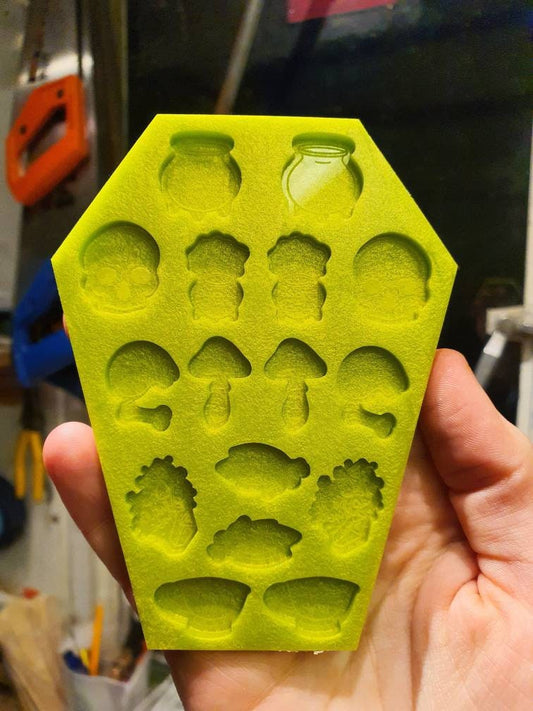 Spooky Pallette Silicone Mould