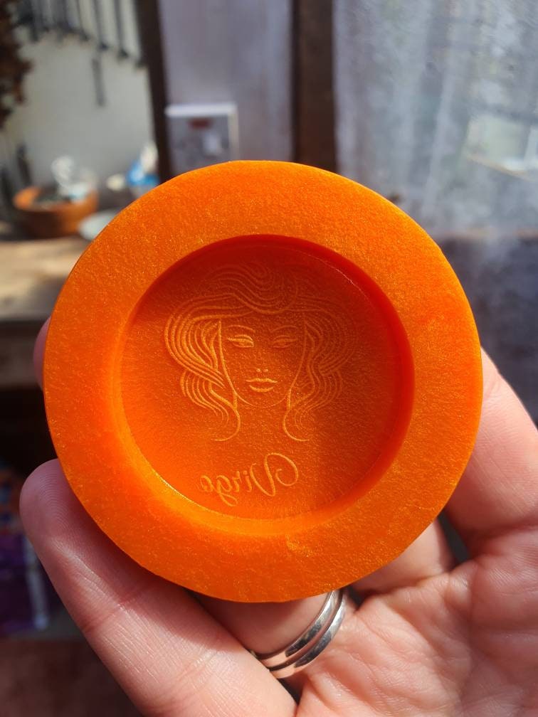 1.5 inch Virgo Zodiac Star Sign Silicone Mould