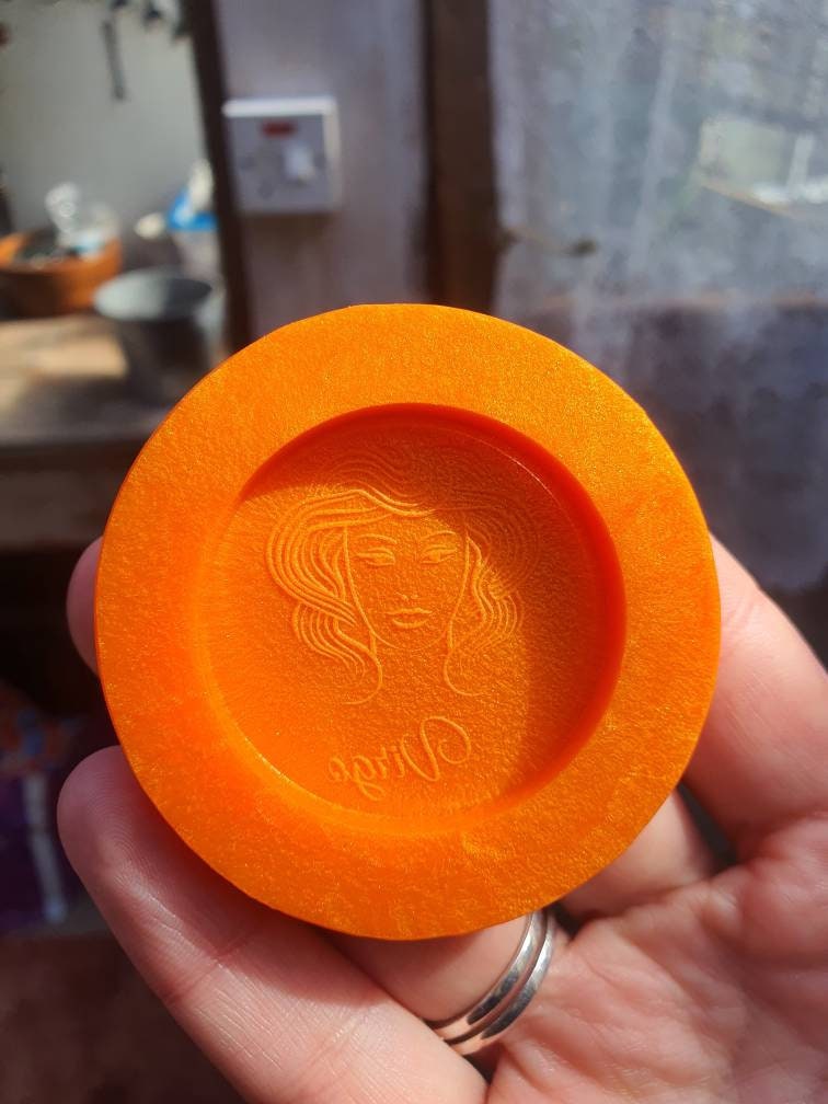 1.5 inch Virgo Zodiac Star Sign Silicone Mould