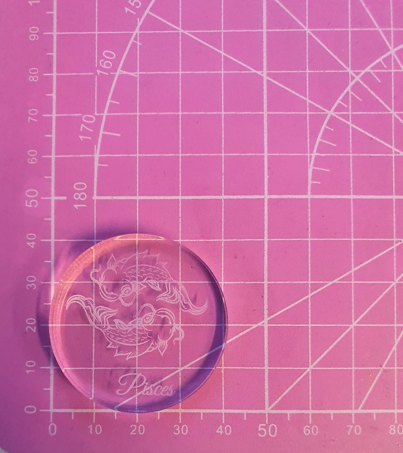 1.5 inch Pisces Zodiac Star Sign Silicone Mould