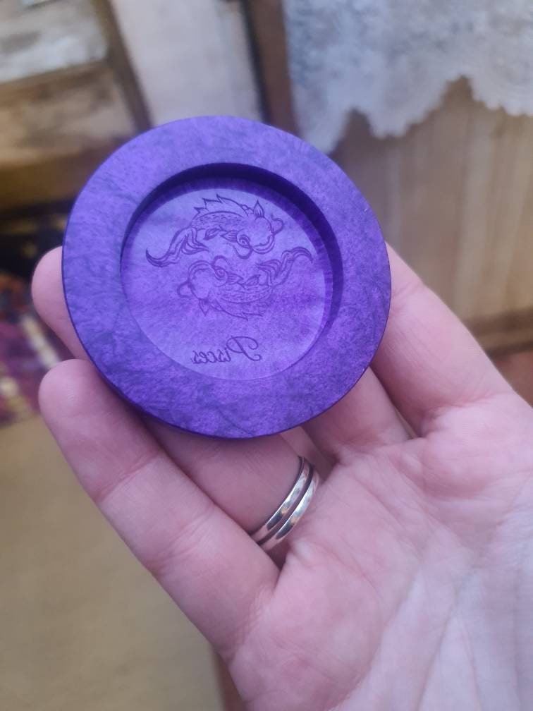 1.5 inch Pisces Zodiac Star Sign Silicone Mould