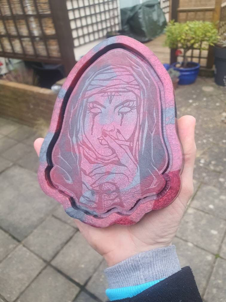 6 inch Bad Nun Tray Silicone Mould