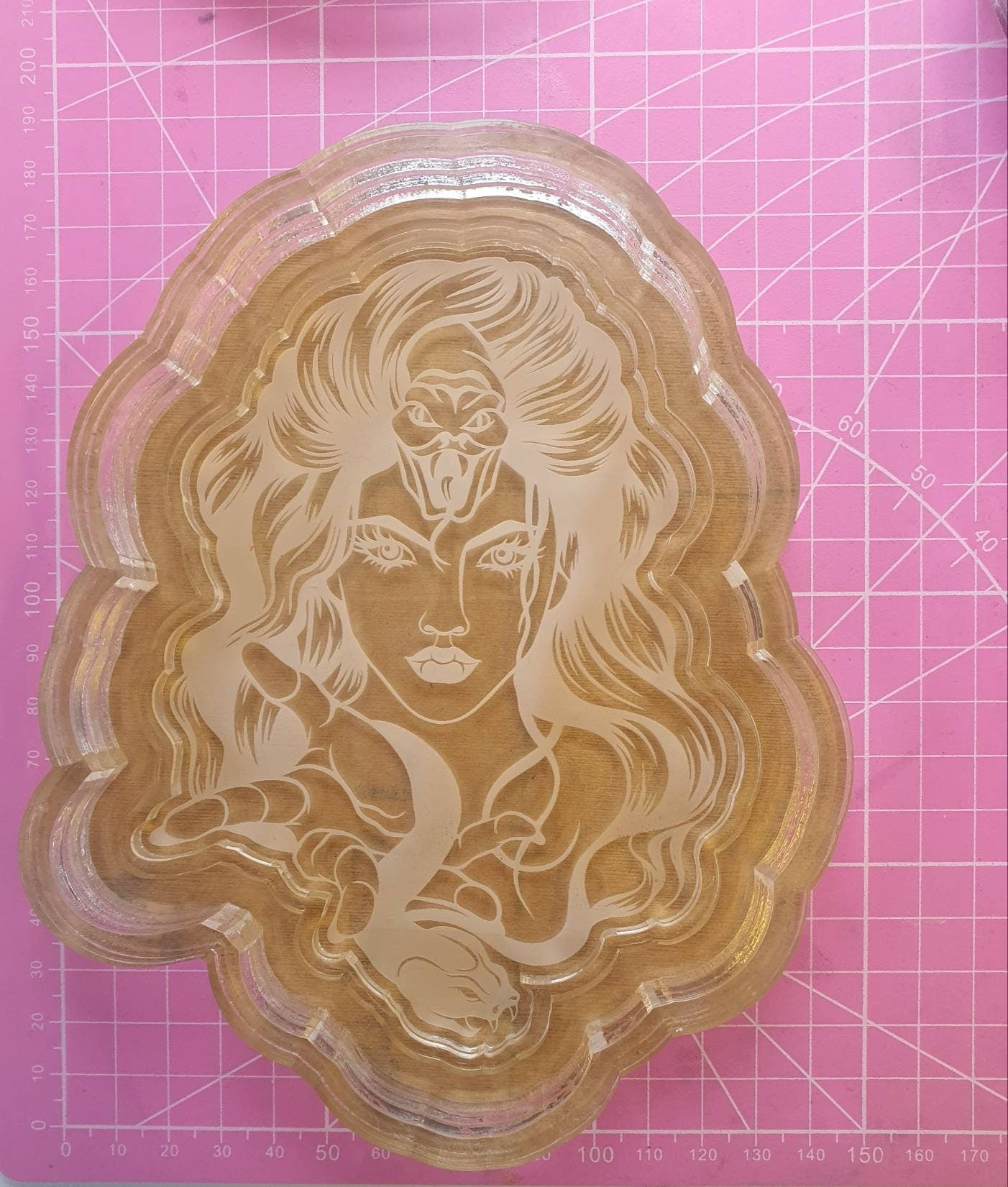 Snake Queen Tray Silicone Mould