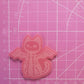 2 inch Winged Skeleton Kitty Silicone Mould