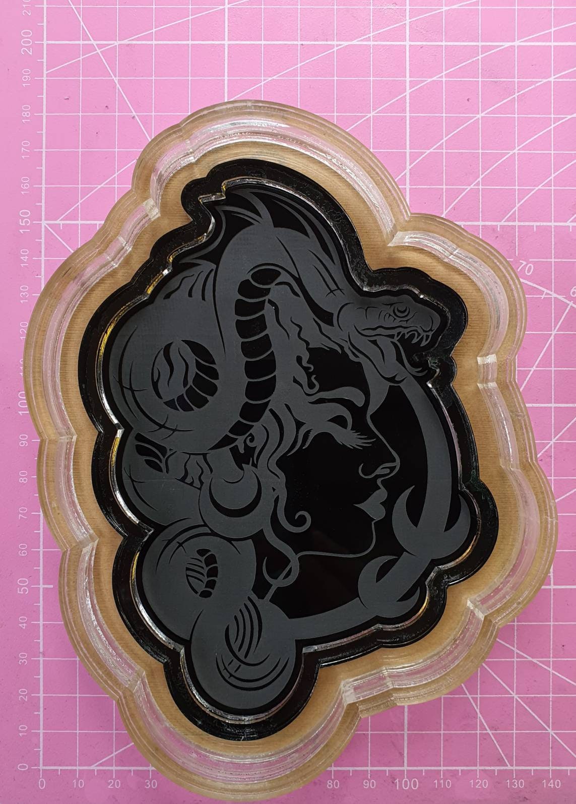 Serpent Goddess Tray Silicone Mould