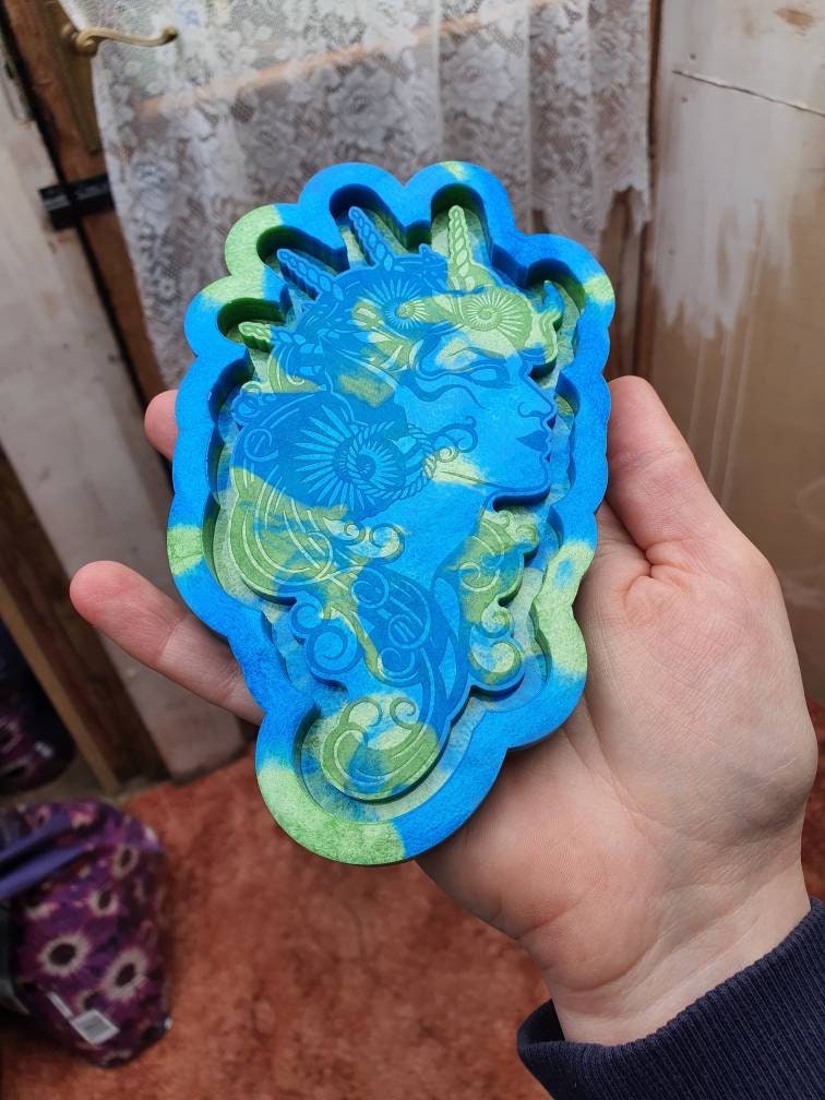 6 inch Sea Princess Tray Silicone Mould