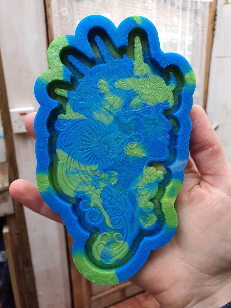 6 inch Sea Princess Tray Silicone Mould