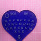 6 inch Heart Ouija Board Silicone Mould