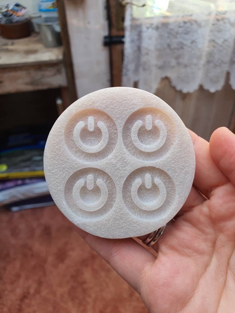 1 inch Power Symbols Silicone Mould