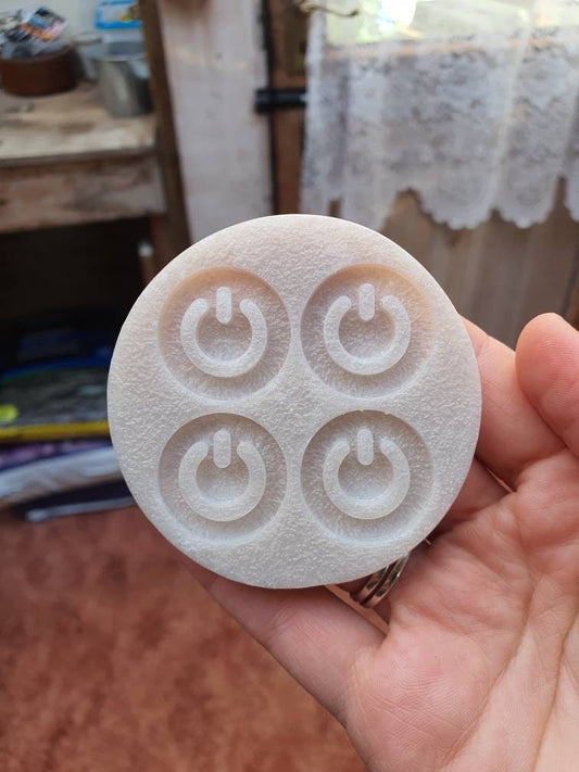 1 inch Power Symbols Silicone Mould