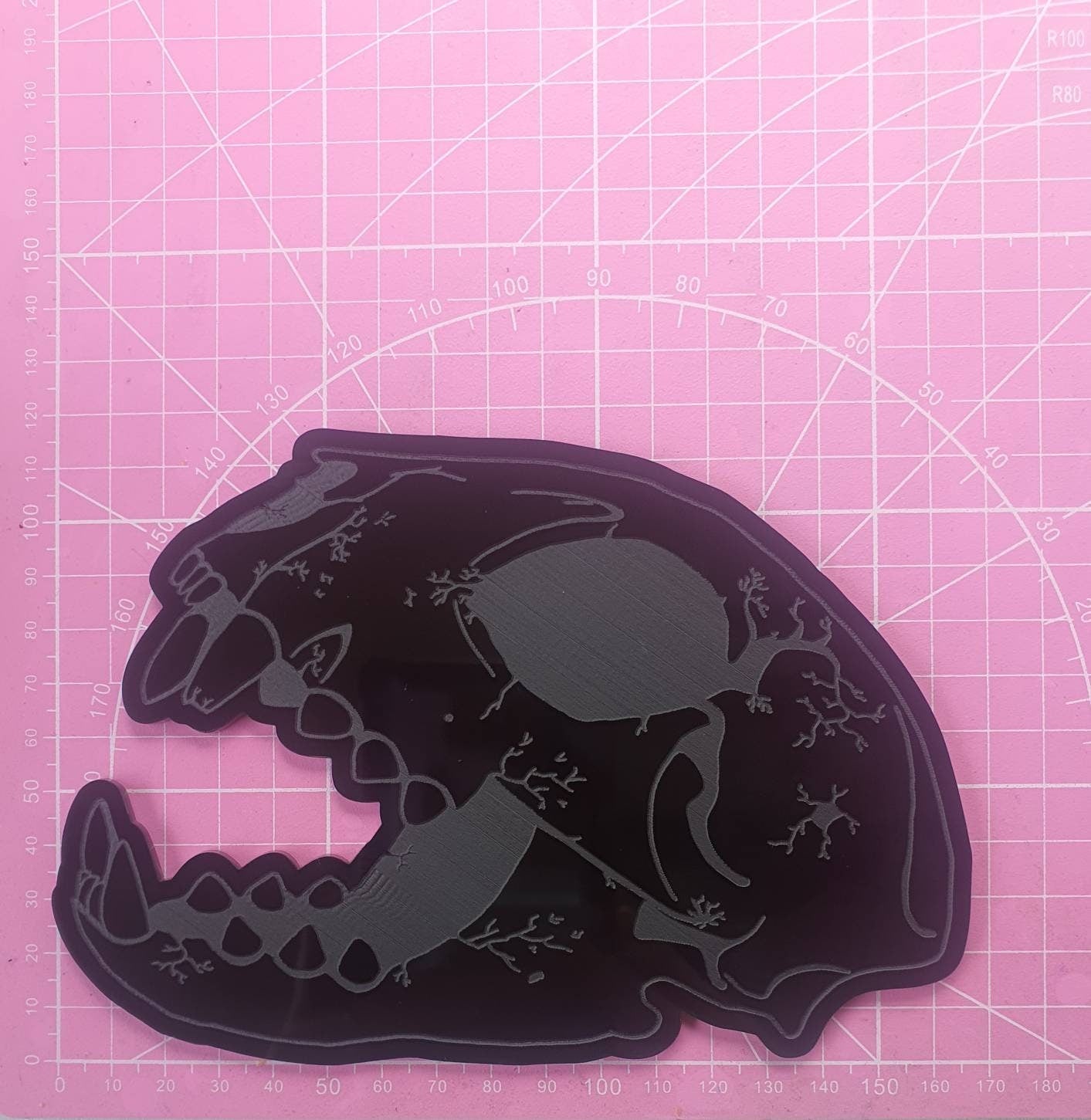 Large Cat Skull Silicone Mould