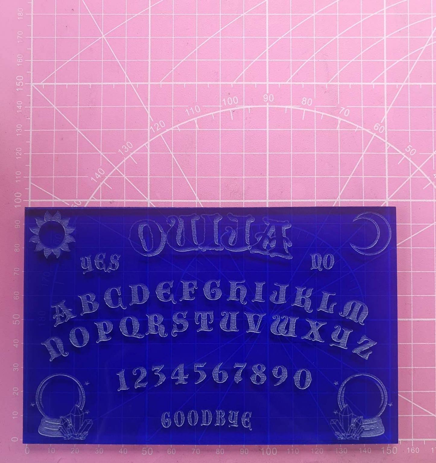 6 inch Crystal Ball Ouija Board Silicone Mould