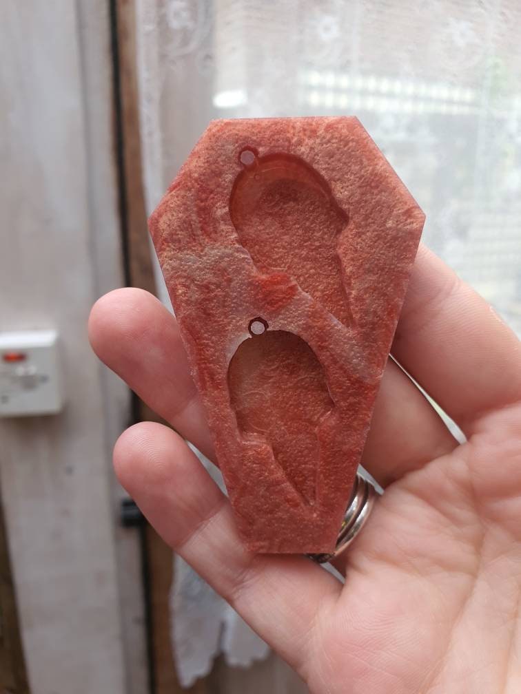 1.5 inch Raven Skulls Silicone Mould