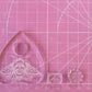 2 inch Death Moth Planchette Silicone Mould