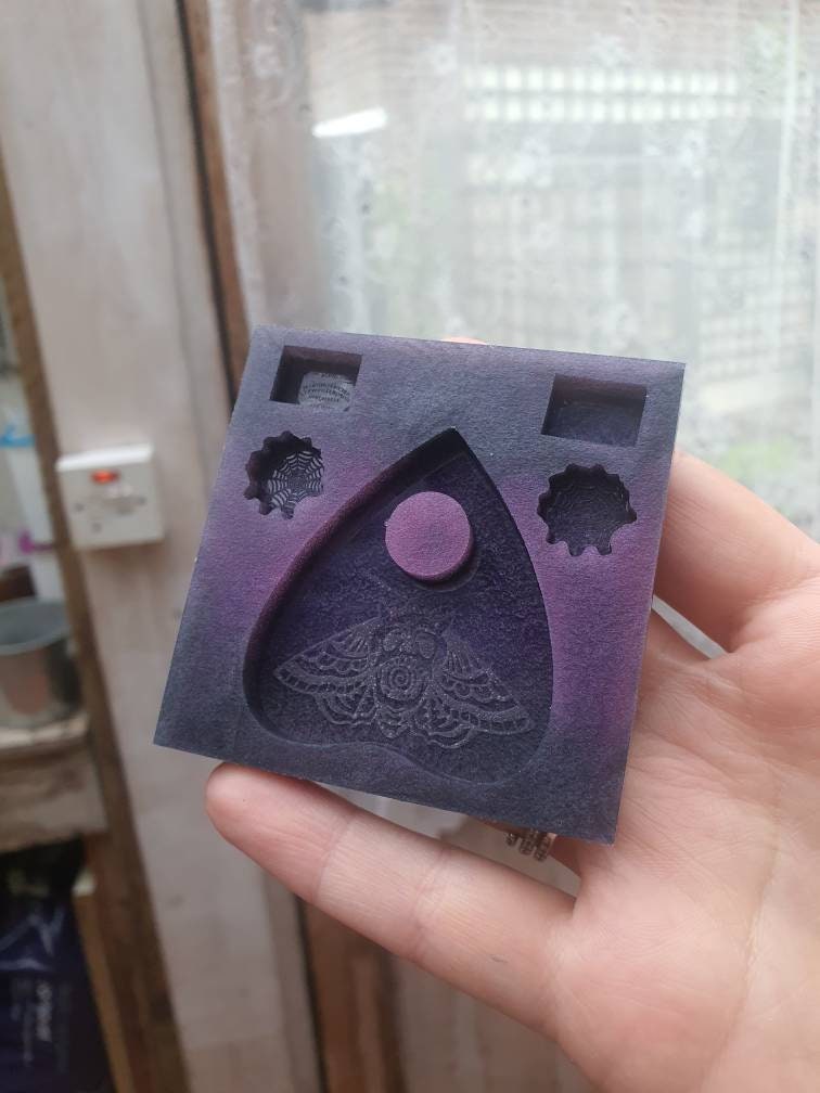 2 inch Death Moth Planchette Silicone Mould