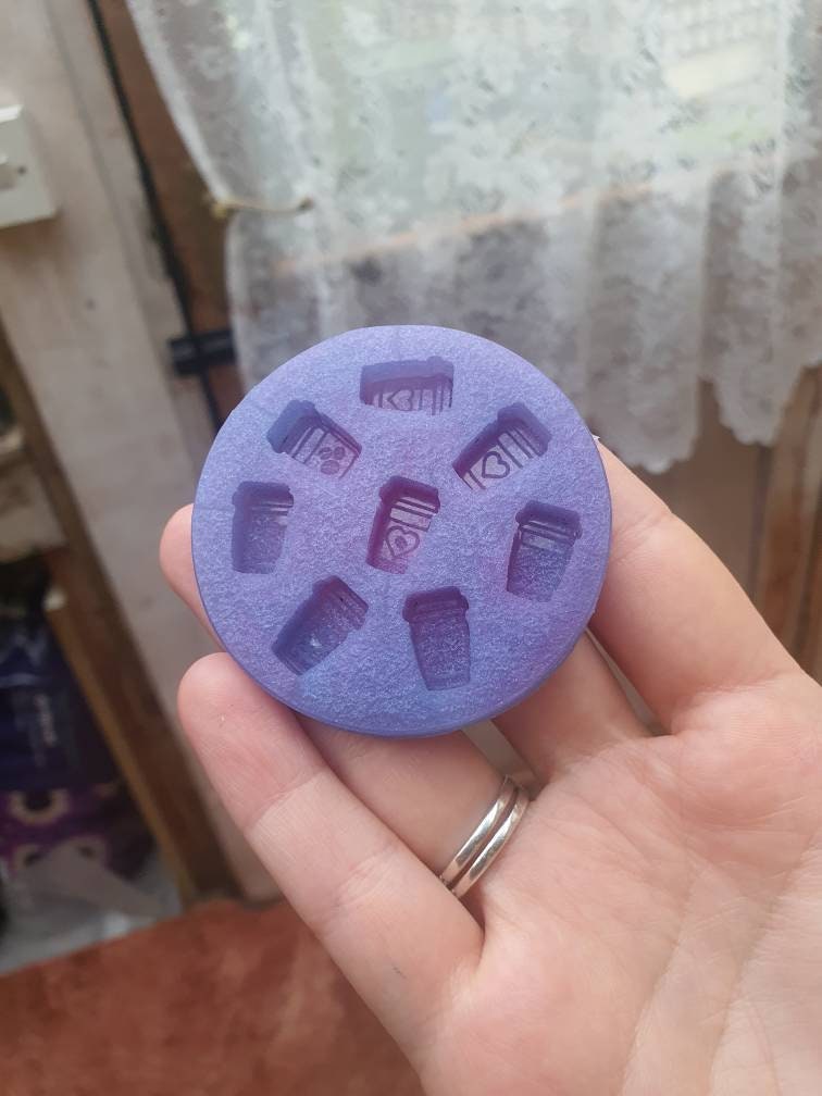 0.5 inch Mini Coffee Cups Pallette Silicone Mould
