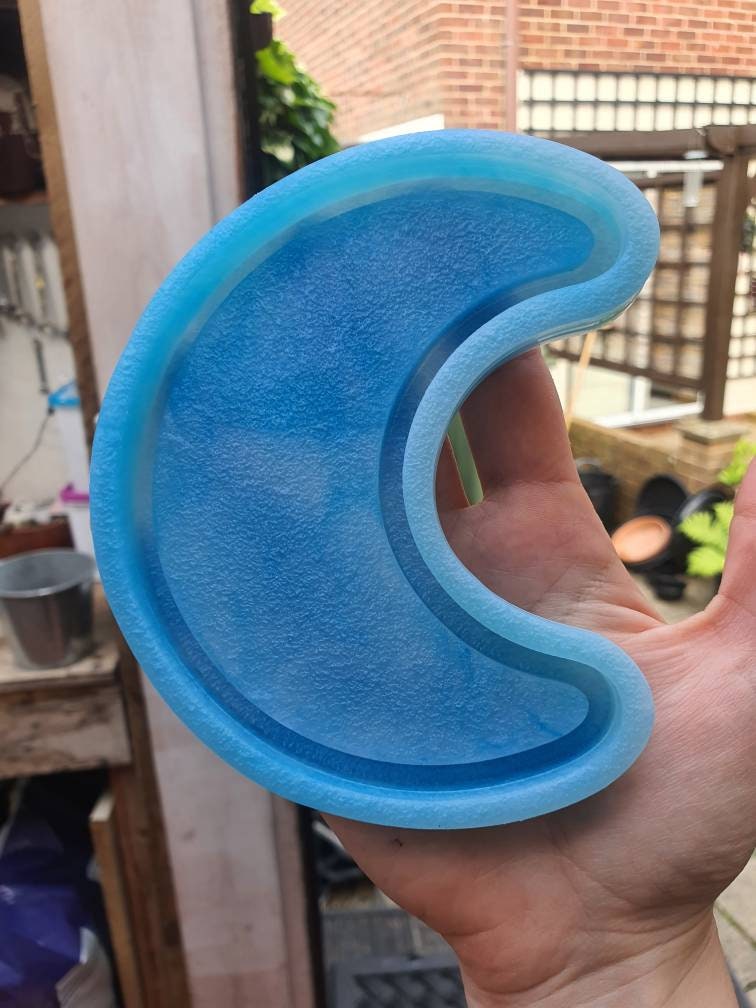 5 inch Crescent Moon Tray Silicone Mould