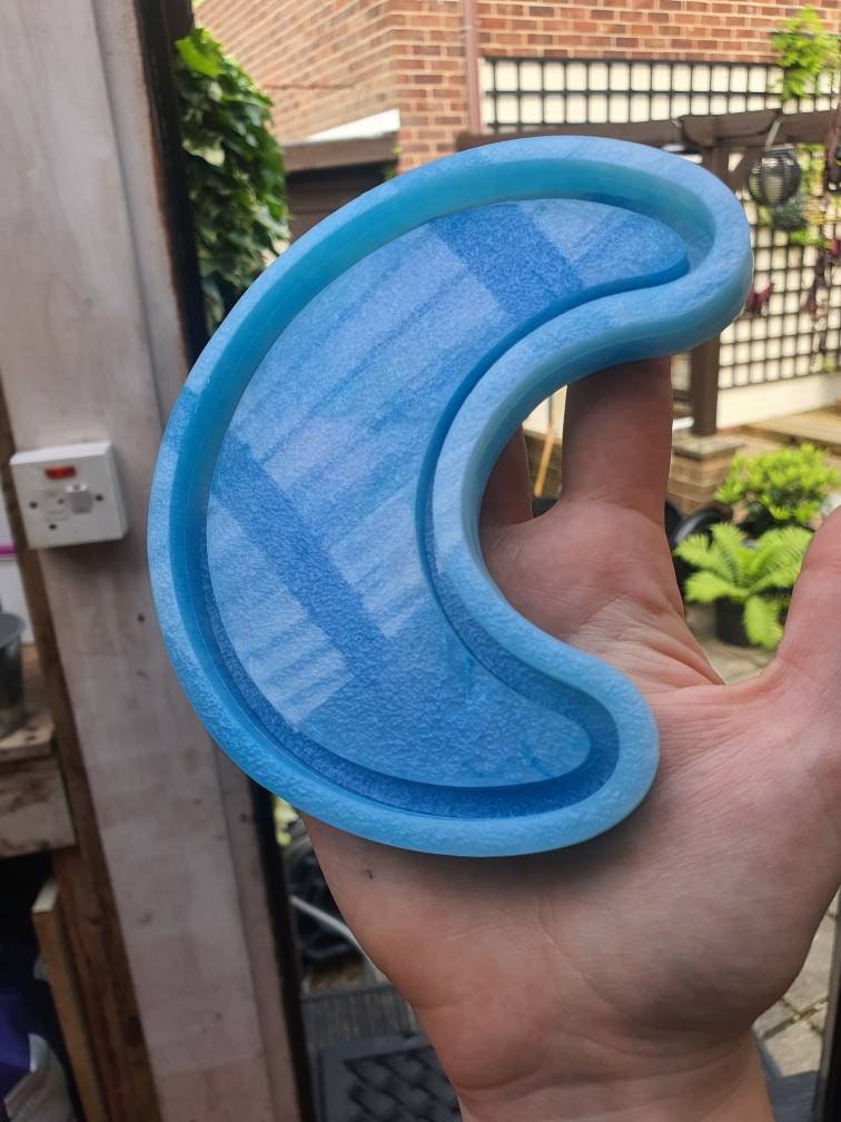 5 inch Crescent Moon Tray Silicone Mould