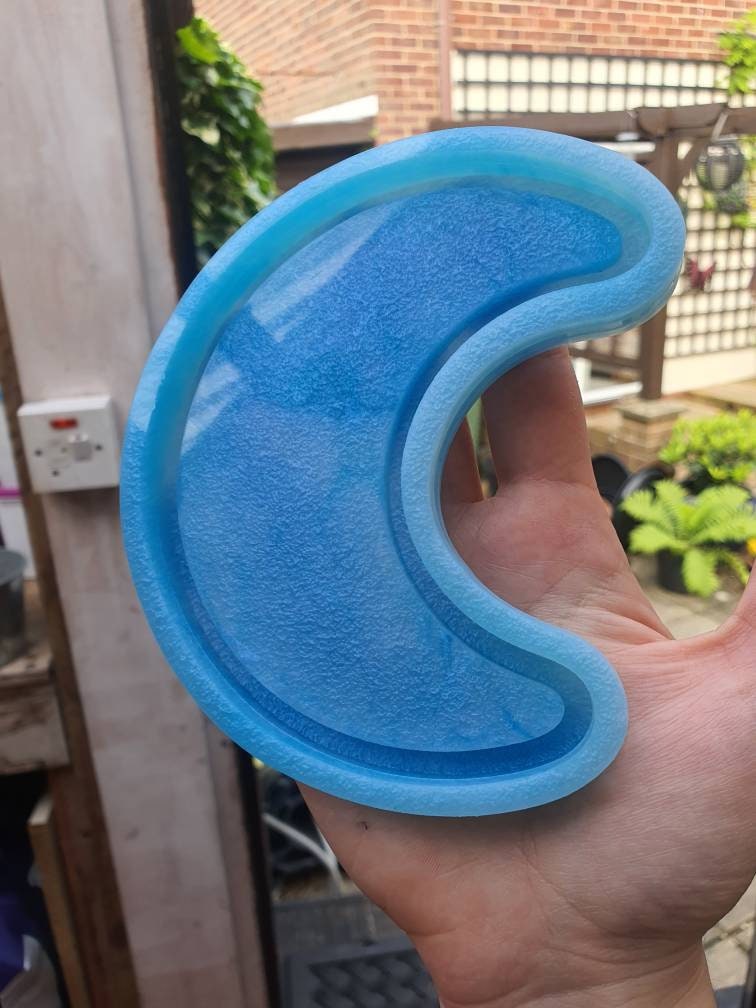 5 inch Crescent Moon Tray Silicone Mould