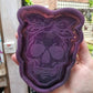 5 inch Bandana Skull Tray Silicone Mould