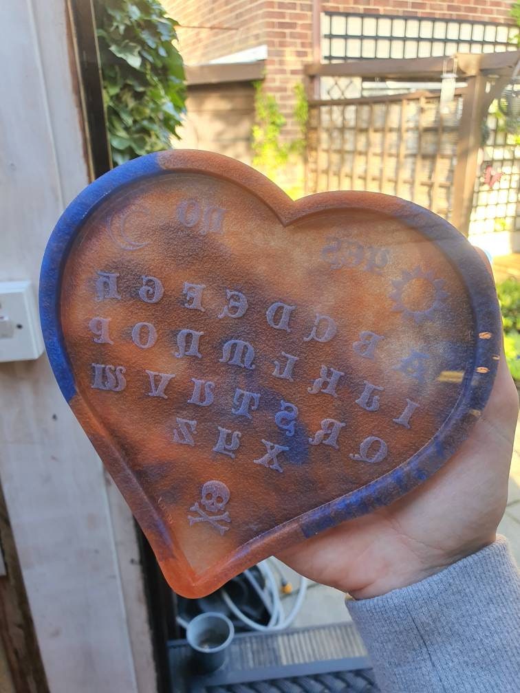 6 inch Heart Ouija Board Silicone Mould