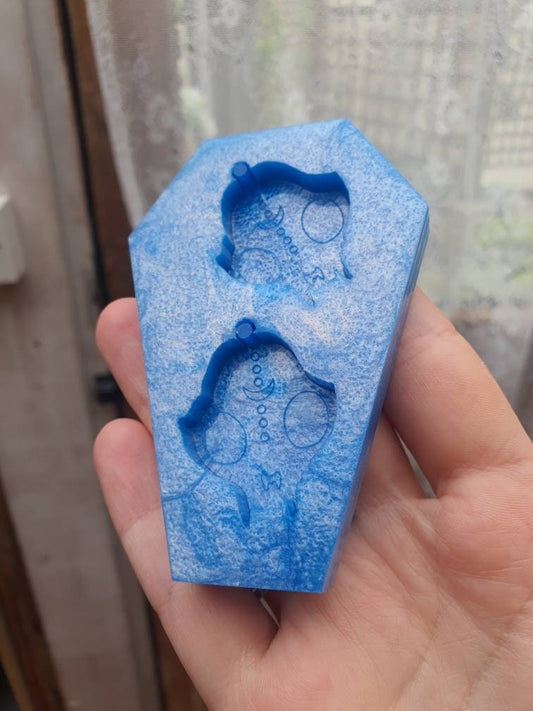 1.5 inch Cat Skulls Silicone Mould