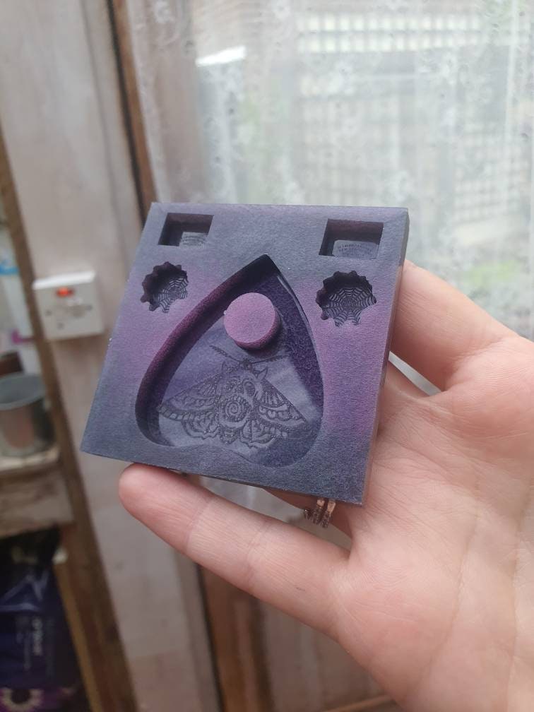 2 inch Death Moth Planchette Silicone Mould