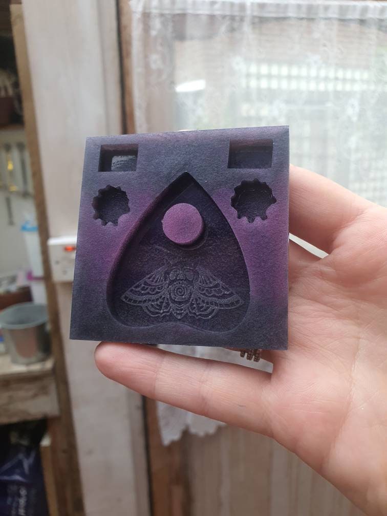 2 inch Death Moth Planchette Silicone Mould