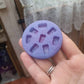 0.5 inch Mini Coffee Cups Pallette Silicone Mould