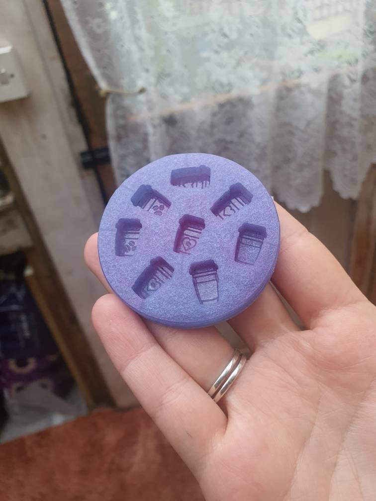 0.5 inch Mini Coffee Cups Pallette Silicone Mould
